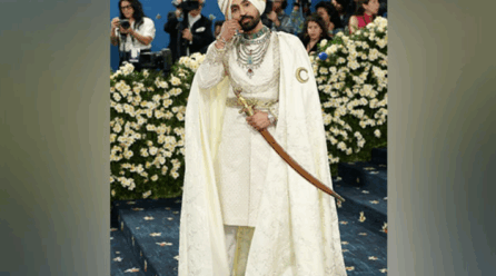Diljit Dosanjh Makes History at The Met Gala 2025, Becomes First Turban-Wearing Indian Man to Attend in Regal Punjabi Style