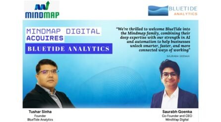 Mindmap Digital Acquires Leading India-Based Smartsheet Partner BlueTide Analytics
