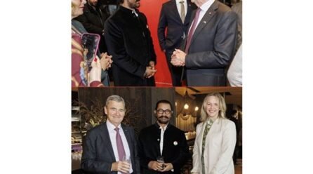 La Trobe University and IFFM honour India’s Independence Day with Aamir Khan, celebrating cultural and research partnerships