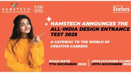 Hamstech Announces the All-India Design Entrance Test 2025 – A Gateway to the World of Creative Careers