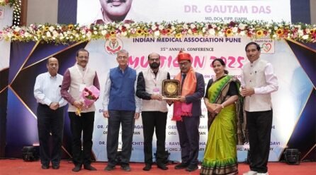 Dr. Gautam Das founder of Daradia: The Pain Clinic, Kolkata Conferred Dr. M. J. Joshi – IMA Bhushan Award at MULTICON 2025