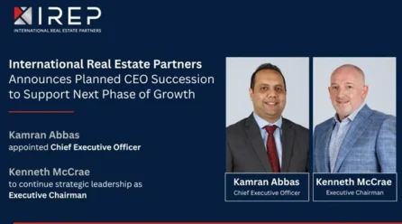 International Real Estate Partners Announces Planned CEO Succession to Support Next Phase of Growth